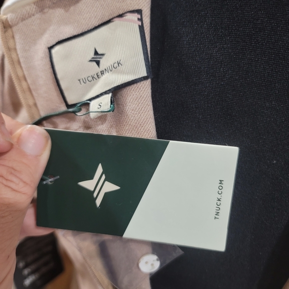 Tuckernuck Sandwhisp Dakotah Dress NWT Size Small - Tan Shift Mini with White Co - Picture 6 of 8